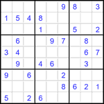 Судоку 9х9 #3538 легкий