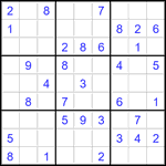 Судоку 9х9 #3540 легкий