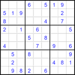 Судоку 9х9 #3541 легкий