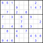 Судоку 9х9 #3545 легкий