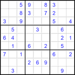 Судоку 9х9 #3547 легкий