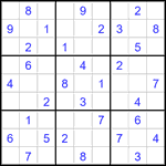 Судоку 9х9 #3548 легкий
