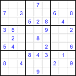 Судоку 9х9 #3497 средний