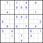 Судоку 9х9 #3501 средний