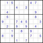 Судоку 9х9 #3502 средний