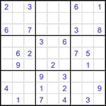 Судоку 9х9 #3503 средний