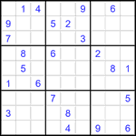 Судоку 9х9 #3505 средний