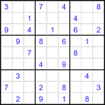 Судоку 9х9 #3507 средний