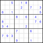 Судоку 9х9 #3511 средний