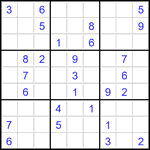 Судоку 9х9 #3513 средний