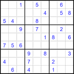 Судоку 9х9 #3514 средний