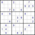 Судоку 9х9 #3517 средний