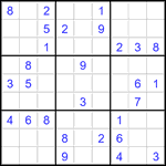 Судоку 9х9 #3518 средний