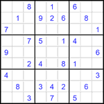 Судоку 9х9 #3519 средний