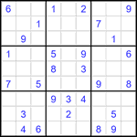 Судоку 9х9 #3520 средний