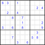 Судоку 9х9 #3510 очень трудный