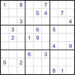 Судоку 9х9 #3511 очень трудный