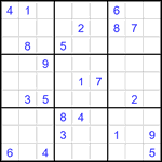 Судоку 9х9 #3513 очень трудный