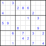 Судоку 9х9 #3514 очень трудный