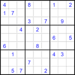 Судоку 9х9 #3515 очень трудный