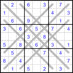 Судоку LX 9х9 #34 легкий