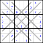 Судоку LX 9х9 #33 средний
