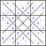 Судоку LX 9х9 #34 средний