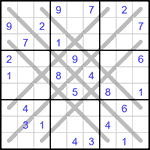 Судоку LX 9х9 #36 средний