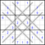 Судоку LX 9х9 #31 очень трудный