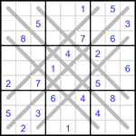 Судоку LX 9х9 #32 очень трудный