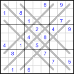 Судоку LX 9х9 #35 очень трудный
