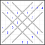 Судоку LX 9х9 #36 очень трудный