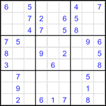 Судоку 9х9 #3552 легкий