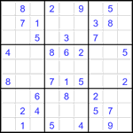 Судоку 9х9 #3553 легкий