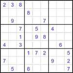 Судоку 9х9 #3521 средний
