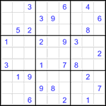 Судоку 9х9 #3523 средний