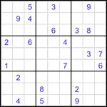 Судоку 9х9 #3518 очень трудный